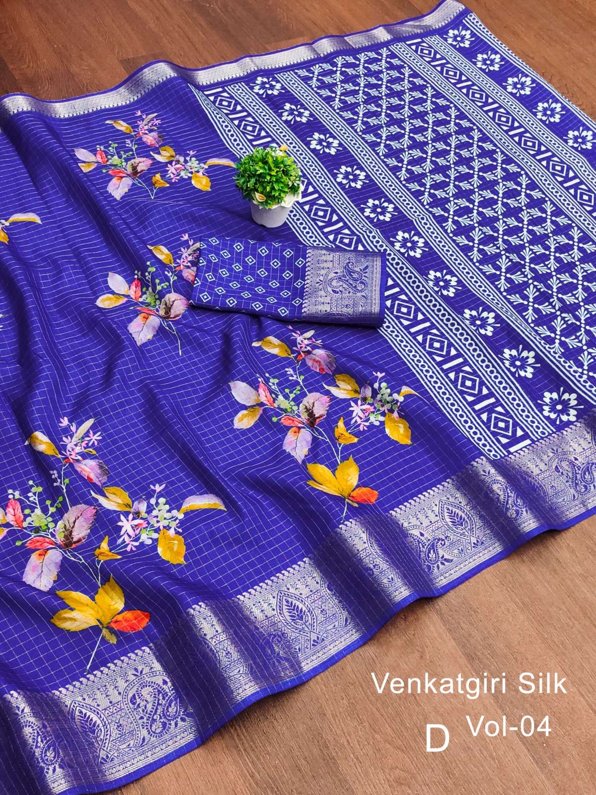 MUKUNDA VOL 11 HANDLOOM SILK FLOWER PRINTED SAREE COLLECTION