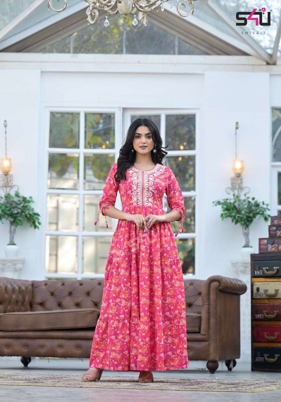 S4U FLAIRY TALES COTTON SUMMER WEAR WESTERN KURTI COLLECTION