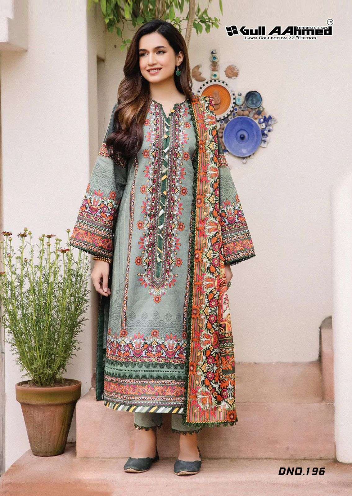 GULL AAHMED GULL AAHMED VOL 22 LAWN COTTON PAKISTANI SUITS DEALER IN SURAT