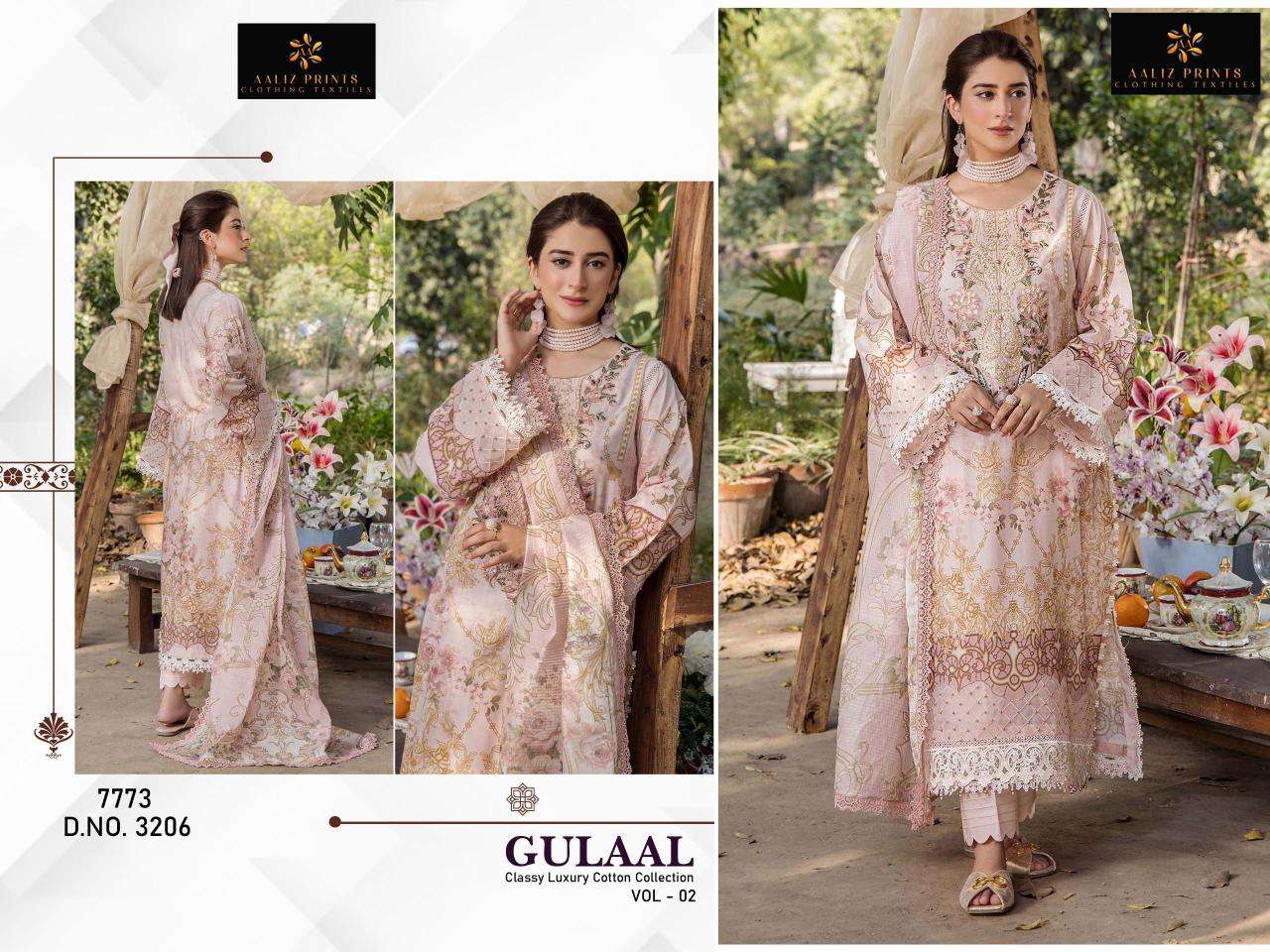 SAHNAZ PRINT GULAAL VOL 2 BEAUTIFUL PAKISTANI HEAVY COTTON SUIT FOR ...